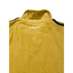 Vintage Pelle Pelle yellow and black Velour and leather tracksuit XXL