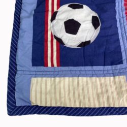 Boys Soccer Pillow Sham Pillowcase Sport Bedroom Bedding Design Theme