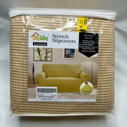 Beige – Stretch Loveseat Cover *NEW* Easy Going