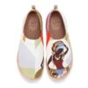 NWT Size 7.5 UIN Slip On Shoes Canvas Comfortable Loafer Colorful African Beauty