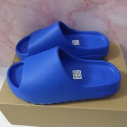 Blue sport slippers