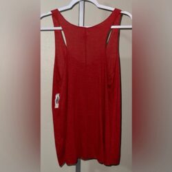 Old Navy Women’s Flex Racerback Red Saffron Tank Top, Size M