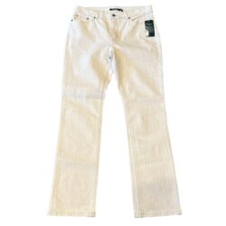 NWT Ralph Lauren Straight Hi-Rise Slimming Fit Jeans Size 12