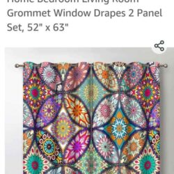New colorful curtains