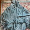 Blue Shawl with Hood