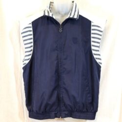 K Swiss Navy Blue Windbreaker Vest XL