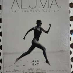 Aluma Modern Perforated Metal Industrial Picture Frame Holds  4×6 & 5×7 Pictures