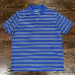 MEN’S NIKE GOLF TOUR PERFORMANCE DRI-FIT POLO SHIRT 2XL Blue