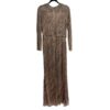 NEW NWT Mac Duggal Long Sleeve Beaded Column Gown In Mocha SIZE 12 MSRP $598 - Image 8