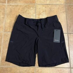 Lululemon Current State Board Short 9” Size 34 Black NWT