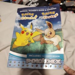 Pokemon Let’s go Pikachu/Eevee Game guide opened read description