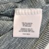 Modcloth Crisscross Notch Ribbed Tee Shirt Black White Stripe Women Medium Gray - Image 6