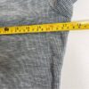 Modcloth Crisscross Notch Ribbed Tee Shirt Black White Stripe Women Medium Gray - Image 8