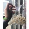 5 Pcs Large Pearl Hair Claw Clips White Black Thick Long Jaw Hair Clips - Image 3