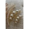 5 Pcs Large Pearl Hair Claw Clips White Black Thick Long Jaw Hair Clips - Image 4