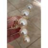 5 Pcs Large Pearl Hair Claw Clips White Black Thick Long Jaw Hair Clips - Image 5