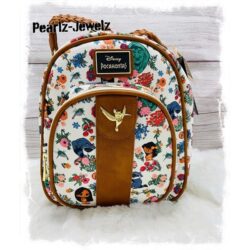 Her Universe Pocahontas Chibi Meeko Flit Floral Backpack BoxLunch Exclusive NWT