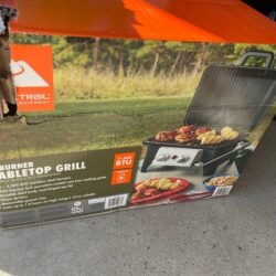 Two burner table top grill