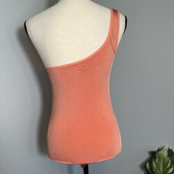 Intimately Free People women’s peachy pink one shoulder bodysuit medium large