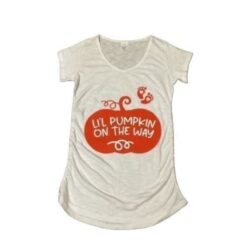 Lil Pumpkin On The Way  Maternity Tee Shirt M