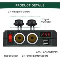 Cigarette Lighter Socket Split