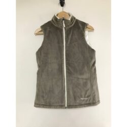 MARMOT reversible beige tan insulated puffer sleeveless outdoor vest top