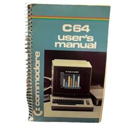 1984 Commodore 64 C64 Computer Users Manual vintage Guide Book Spiral Basic