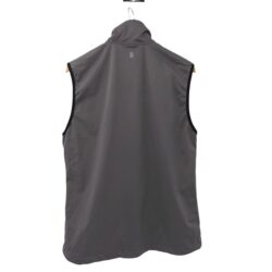 Little Donkey Andy Vest Mens M Gray Lightweight Softshell Water Repellent Sleeve