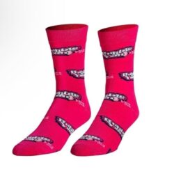 Bubble Yum Novelty Socks Pink 