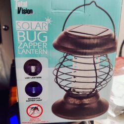 Solar bug zapper lantern