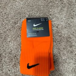 Orange Nike Soccer Socks