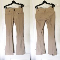 Perfect Moment Pant Aurora Flare Ski Water-Repellent Winter White Pepper XS EUC