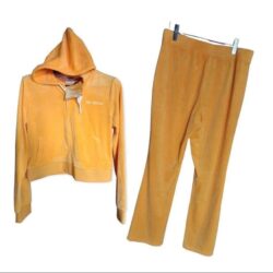Juicy Couture X Olay “Face Anything” Limted Edition Velour Track Suit XL