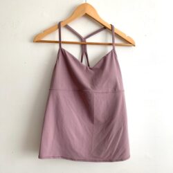 Athleta Vinyasa Support Top in Mauve Size Large