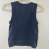 Athleta Tank Top Womens XS Crop Ribbed Sleeveless Navy Crew Neck Activewear Gym - Image 2