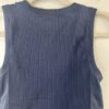 Athleta Tank Top Womens XS Crop Ribbed Sleeveless Navy Crew Neck Activewear Gym - Image 4