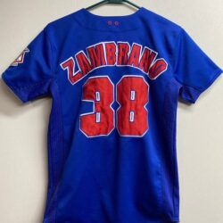 Women  Chicago Cubs Carlos Zambrano Authentic Alternate Royal Blue Polyester Jer