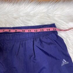 Adidas Track Pants Vintage Womens Large Purple Mesh Lined 32″ Inseam 2002