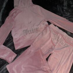 Juicy Couture Tracksuit Set Pants and Zip Up Hoodie