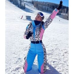 TIPSY ELVES NWT Women’s Snow Leopard SNOWSUIT Waterproof Athletic Medium