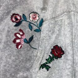 RARE JUICY COUTURE BLACK LABEL EMBROIDERED VELOUR JACKET XL NWT