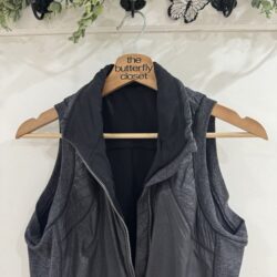 Lululemon Rebel Runner Vest Black Grey Size 8