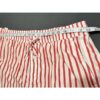 J Crew Pajama Set Mens XL Red White Cotton Poplin Stripe Preppy Nautical Notch - Image 5