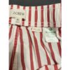 J Crew Pajama Set Mens XL Red White Cotton Poplin Stripe Preppy Nautical Notch - Image 7