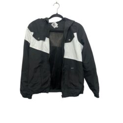 Volcom Jacket Womens Small  Zip Hoodie Windbreaker Enemy Lines Lightweight