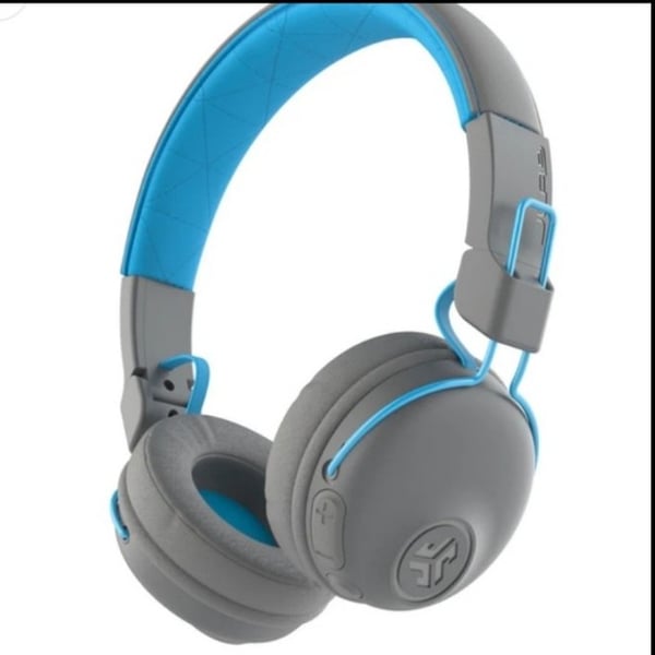 JLab Studio On-Ear Headphones Blue/Gray color NWT