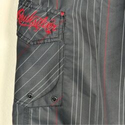 Quiksilver Grey Striped Board Shorts 33