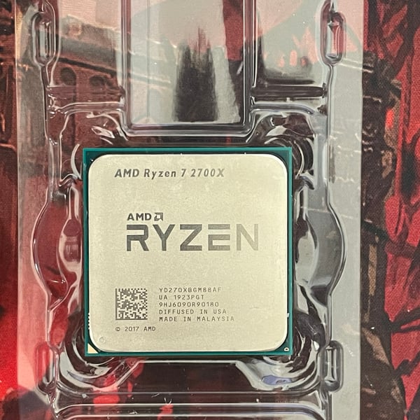 AMD Ryzen 2700X w/ Wraith Prism LED Cooler