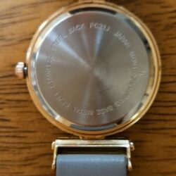 Women’s Gold Tone Grey Band pc21j Style Watch Japan Movements New Battery