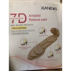XIANEWS 7D 2-in-1 comfort insole & heel sticker OS